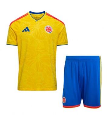 Colombia Hemmaställ Barn VM 2026 Kortärmad (+ Korta byxor)